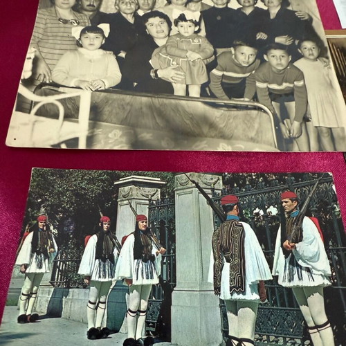 Συλλεκτικά καρτποστάλ και φωτογραφίες μεταχειρισμένα, σετ 8 τεμαχίων