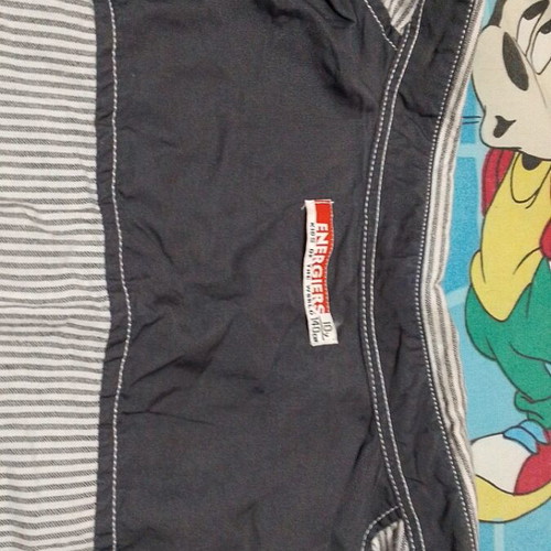 Boys' shirt like new, size 140 cm, white and gray