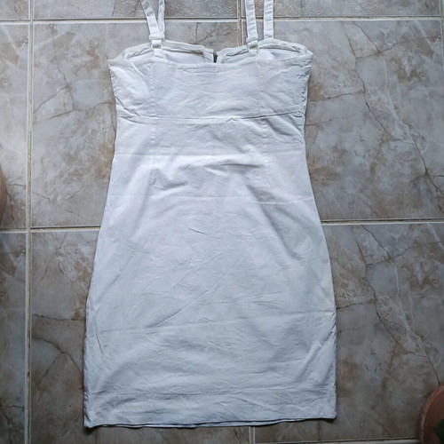 Summer dress like new, white, size L