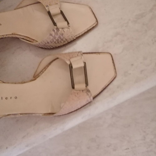 Martinez Valero sandals like new, size 40/41, beige and grey