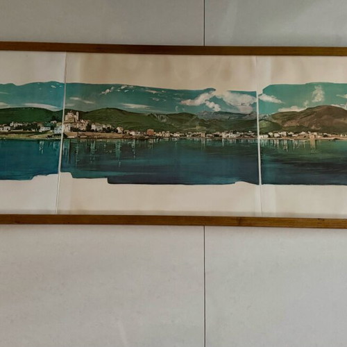 Μεταξοτυπία Σπύρος Βασιλείου 74/75 αριθμημένη και υπογεγραμμένη σαν καινούργια