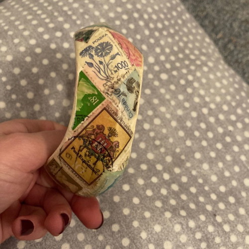Large bracelet made of stamps new