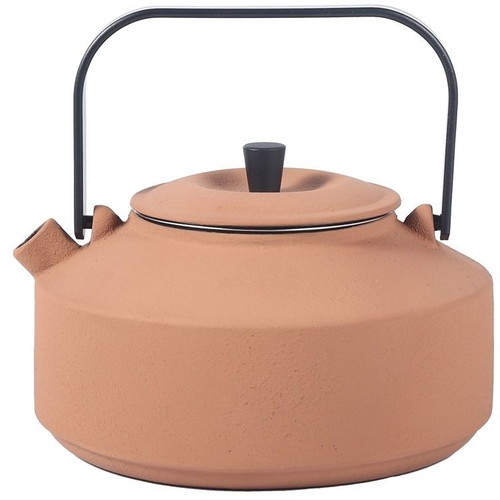 Cast-Iron Teapot 700ml with Inox Filter Brown Color New