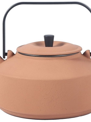 Cast-Iron Teapot 700ml with Inox Filter Brown Color New