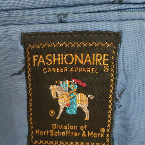 Vintage silk Goodyear jacket used, blue