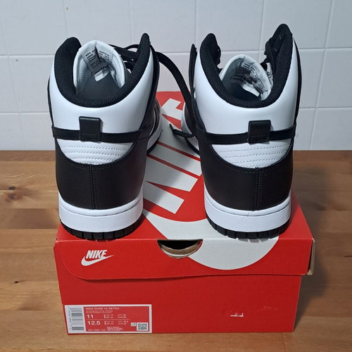 Nike Dunk High Retro Panda sneakers size 45 new unworn men's