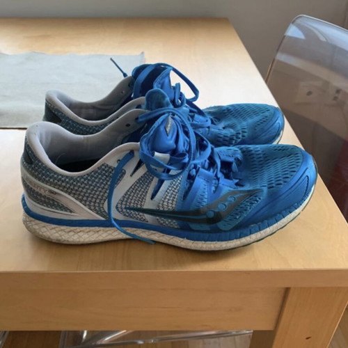 Saucony Liberty ISO 150 blue running shoes size 44.5