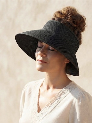 Black hat with bow new