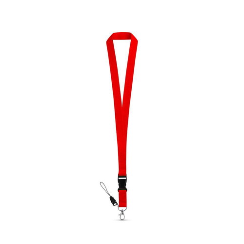 Lanyard red with clasp new