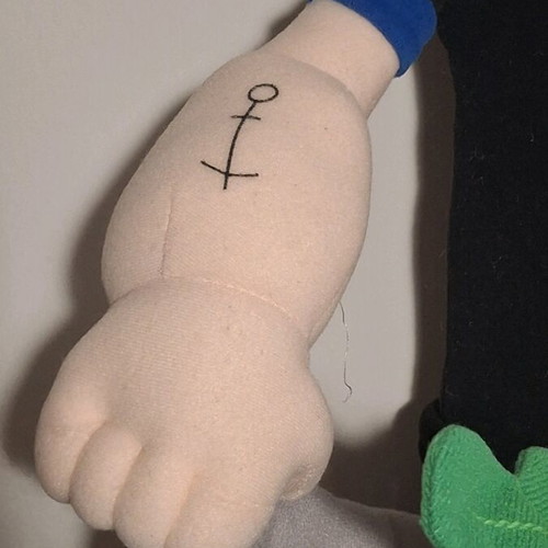 Vintage Popeye used with basket 90s, 56cm collectible decoration