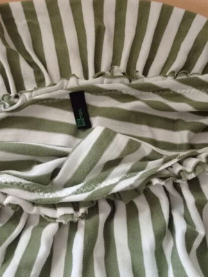 Benetton asymmetrical women's blouse used, size S