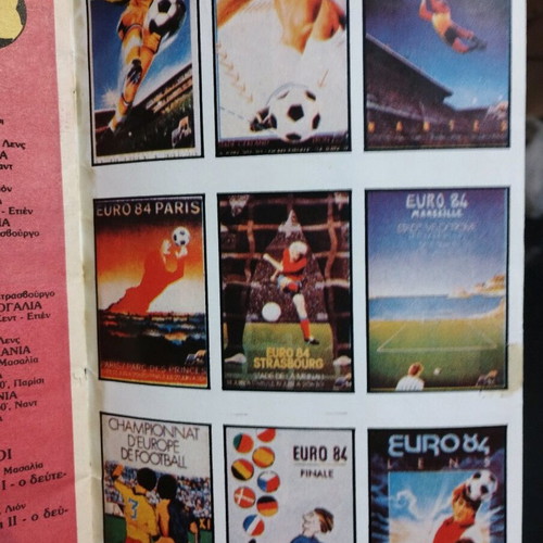 Pan-European Football Championship 84 Bleck Album like new