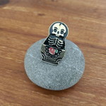 Babushka skeleton pin new