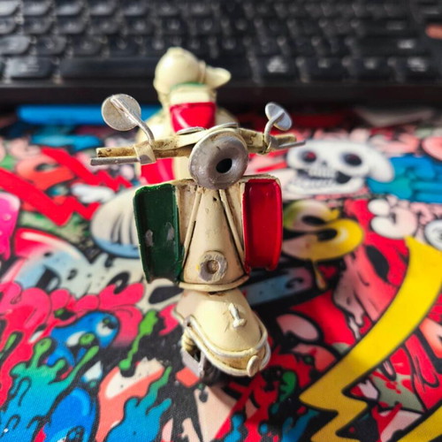 Decorative Vespa scooter miniature used, vintage style