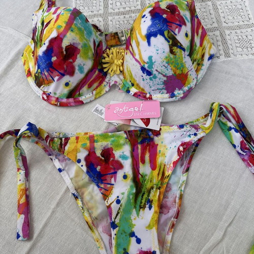 Lise Charmel Antigel swimsuit new, colorful, size 75F/L
