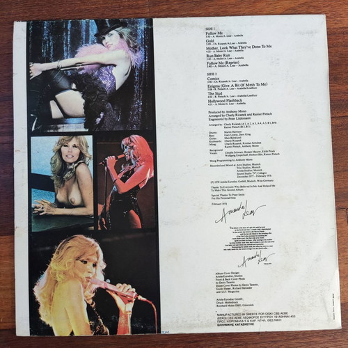 Amanda Lear Sweet Revenge vinyl record used, disco