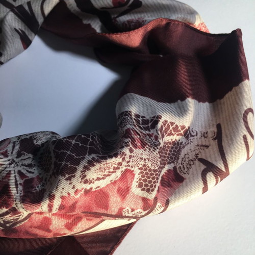 MadHat scarf new, bordeaux with patterns