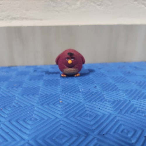 Set of 3 figures Donald Duck, Angry Bird and Monster Ring like new