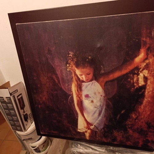 Bizart painting used with fairy girl