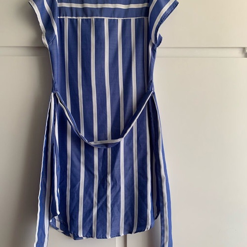 Angel Eye London embroidered striped shirt dress like new, size S