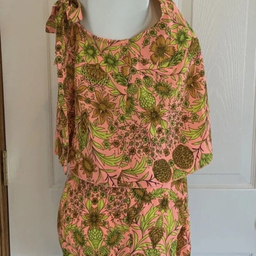 Floral H&M Salopette like new, size M, multicolor