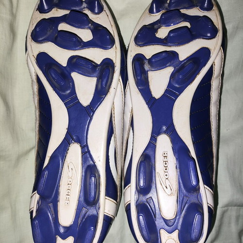 Vintage football boots size 43 with Greece national emblem used