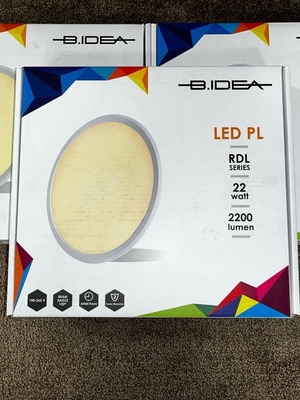 Round led lamps new, pack of 3 pieces