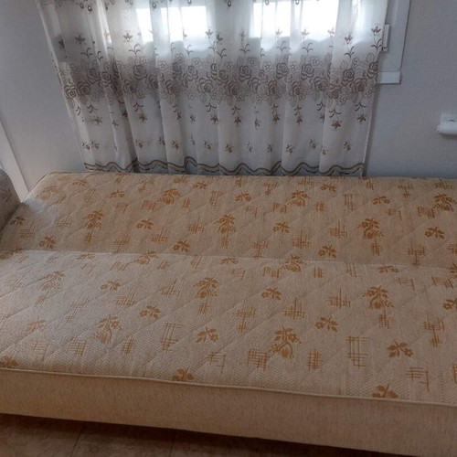 Vintage Efsane sofa bed with springs and storage, like new