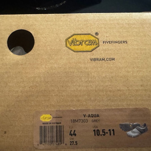 VIBRAM V-Aqua Fivefingers παπούτσια ανδρικά No 44 καινούργια, γκρι