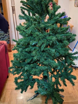 Christmas Tree 1.65 m like new, dense