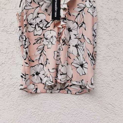 Karl Lagerfeld pink blouse new, size S