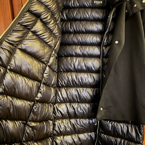 Emma Marella black puffer jacket like new, size XL