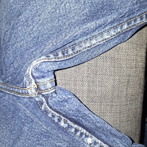 Zara Blue Denim Cut-Off Shorts Like New, Size EU 46
