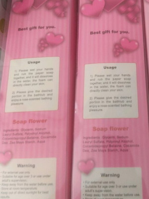 Decorative rose set new