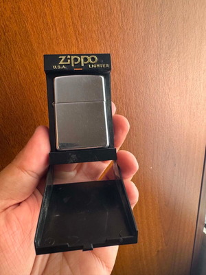 Zippo Plain High Polish Chrome αναπτήρας μεταχειρισμένος