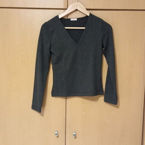 Rouge Paris women's blouse gray anthracite S like new