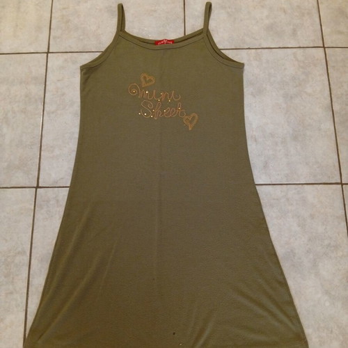 Dress for home used, size M with small burn mark