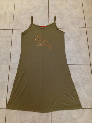 Dress for home used, size M with small burn mark