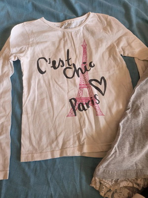 Μπλουζάκια για κορίτσια μεταχειρισμένα, πακέτο 3, 4-6 ετών