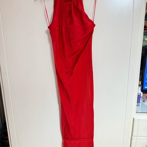 long satin dress black Lady Black Tie - Luana Gown - Stretch Satin Hot Stone Dress