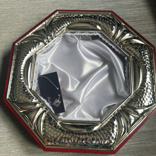 Stefanothiki with silver border, new
