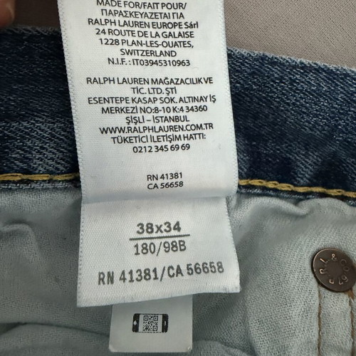 Polo Ralph Lauren jeans 38x34 stretch