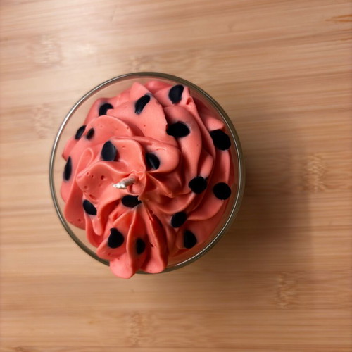 Watermelon Dessert Candle new, handmade soy wax 250g