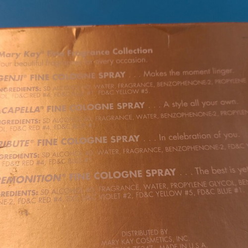 Mary Kay set of 4 miniatures used, vintage Y2k Eau de Parfum 5 ml