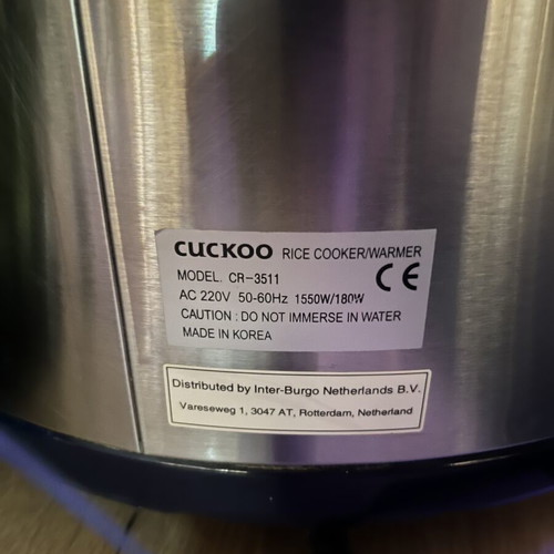 Cuckoo CR-3511 Professional Rice Cooker like new