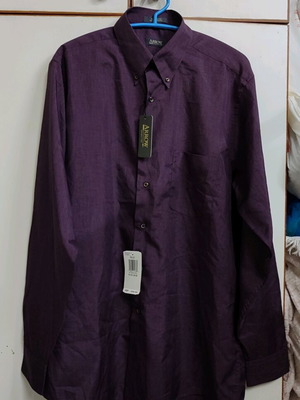 Arrow men's shirt new, size M, purple