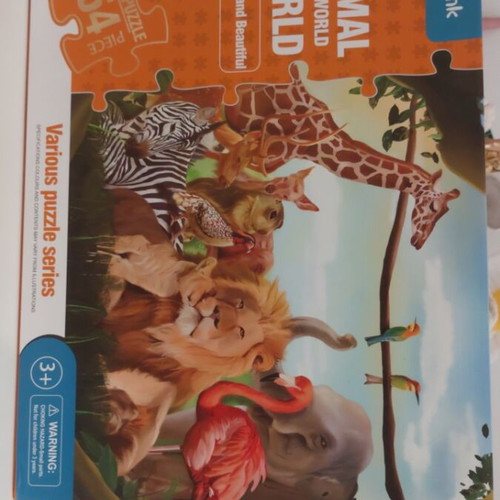 Animal puzzle like new, 54 pieces, suitable for ages 3+