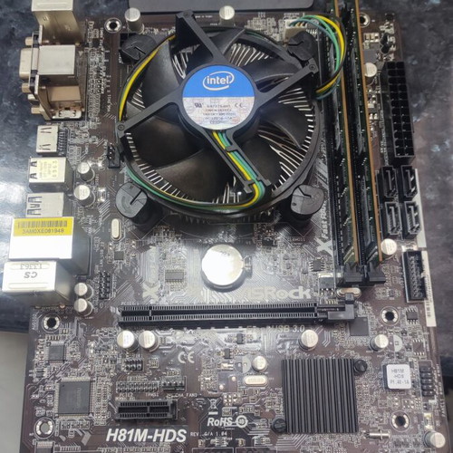 Pc set 1150 like new with i3 4130, Asrock H81M HDS, 8GB RAM, SSD 120GB