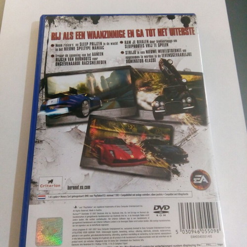 Burnout Dominator PlayStation 2 game used