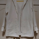 Spring women's jacket used, size medium, white